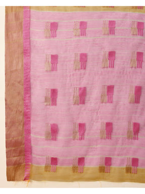 Women’s Mustard Silk Saree with Golden Border